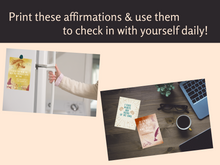 Load image into Gallery viewer, Self-Awareness &amp; Empowerment Affirmations (Printable)
