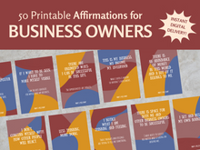 Load image into Gallery viewer, Business Owner Affirmations (Printable)
