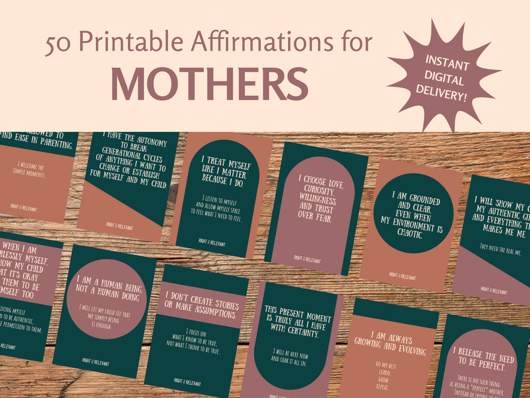 Mother Affirmations (Printable)